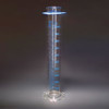 Graduated Cylinder, Borosilicate Glass, Double Scale, Class A, Individually Certified, 1000 ml