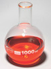 United Scientific FG4060-2000-CASE Boiling Flask, Flat Bottom, Borosilicate Glass, 2000 mL, case/6