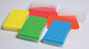 United Scientific 63211 Reversible Racks For Microcentrifuge Tubes, Asst Colors, PP, case/5