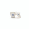 United Scientific JCT005 Porcelain Crucible, Tall Form, With Cover, 5 mL, case/6