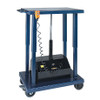 Wesco 261106 24" x 36" Powered Lift Table 6" Casters, 6000 lb Capacity, 59" Lift Height 