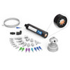 HPLC Waste Collection Kit for 51mm Carboys, includes 10-port Cap, Carbon Filter, Adapters