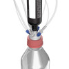 Port Cap Manifold, GL45 6-port, with (5) 1/4" NPT, (1) 1/2" NPT, Polypropylene