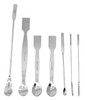 Eisco Labs 15 Piece Scoop & Spatula Set, Assortment, For Use In A Variety Of Lab Applications, Stainless Steel 