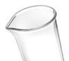 Eisco Labs Measuring Cylinder, 10ml, ASTM, Class B Tolerance +/-0.20ml, Protective Collar, Hexagonal Base, White Graduations, Borosilicate 3.3 Glass 
