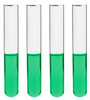 Eisco Labs Test Tubes, 12ml, Borosilicate 3.3 Glass, 1.2mm Thick Walls, Rimless, 4" Tall, 0.6" D, Fire Polished Ends, pack/48 