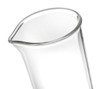Eisco Labs Measuring Cylinder, 250ml, ASTM, Class B Tolerance +/-2 ml, Protective Collar, Hexagonal Base, White Graduations, Borosilicate 3.3 Glass 