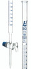 Eisco Labs Burette, 50ml, Class B, DIN ISO 385, Borosilicate Glass with Glass Key Stopcock, 0.10ml Graduations 