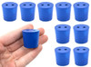 Eisco Labs Neoprene Stoppers, 2 Holes, ASTM, Size #5, 23mm Bottom, 27mm Top, 25mm L, pack/10 