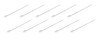 Eisco Labs Spatula Spoons, 9", Stainless Steel, Polished, One 0.3" Flat End, One 0.5" Scoop End, pack/10 