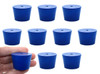 Eisco Labs Neoprene Stoppers, 1 Hole, ASTM, Size #7, 30mm Bottom, 37mm Top, 25mm L, pack/10 