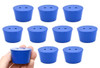 Eisco Labs Neoprene Stoppers, 2 Holes, ASTM, Size #8, 33mm Bottom, 41mm Top, 25mm L, pack/10 