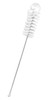 Eisco Labs Nylon Cleaning Brushes with Fan-Shaped Ends, 12.25", Twisted SS Wire Handles, Ideal for 1.2", 1.4" D Tubes, Bottles, Flasks, Cylinders, Jars, Vases, Cups, pack/12 