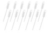 Eisco Labs Nylon Cleaning Brushes with Fan-Shaped Ends, 12.25", Twisted SS Wire Handles, Ideal for 1.2", 1.4" D Tubes, Bottles, Flasks, Cylinders, Jars, Vases, Cups, pack/12 