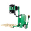 Steel Drum Lift & Rotator, Fully Powered Lift/Rotate/Drive, Grip Connection, Counterweighted, 90" H, 1000 lb. Capacity