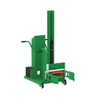 Steel Drum Lift & Rotator, Semi-Powered, Powered Lift/Rotate, Manual Drive, Grip Connection, Counterweighted, 78" H, 800 lb. Capacity