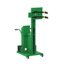 Steel Drum Lift & Rotator, Semi-Powered, Powered Lift/Rotate, Manual Drive, Strap Connection, Counterweighted, 90" H, 800 lb. Capacity
