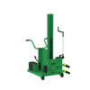 Steel Drum Lift & Rotator, Manual Lift/Rotate/Drive, Strap Connection, Counterweighted, 78" H, 800 lb. Capacity