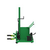 Steel Drum Lift & Rotator, Manual Lift/Rotate/Drive, Strap Connection, Counterweighted, 78" H, 800 lb. Capacity