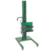 Steel Drum Lift & Rotator, Semi-Powered (Pneumatic), Powered Lift/Rotate, Manual Drive, Strap Connection, Straddle, 90" H, 800 lb. Capacity