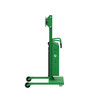 Steel Universal Lift & Stacker, Steel Base Unit, Semi-Powered, Powered Lift/Manual Drive, 90" H, Straddle, 800 lb. Capacity