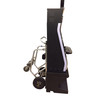 4-Wheel Commercial Hand Truck, Spring-Loaded Frame, Aluminum, (2) Pneumatic (2) Rear Rubber Swivel Wheels, 1000 lb. Capacity, 15' Retractable Strap