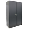 Electronic Locking Industrial Storage Cabinet, Steel, 48" W x 24" D x 84" H, (3) Shelves, 1000 lb. Capacity/Shelf, 14-Gauge