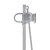 2-Wheel Drum Hand Truck, Aluminum, (2) Pneumatic Wheels, Hand Brake, 1000 lb. Capacity, Chime Hook for Fiber Drums