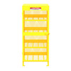 Steel Gas Cylinder Storage Cabinet, Horizontal, 8 Cylinders, 4 Racks, 32" W x 40" D x 71" H