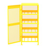 Steel Gas Cylinder Storage Cabinet, Horizontal, 8 Cylinders, 4 Racks, 32" W x 40" D x 71" H