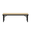 Steel Adjustable Height Work Table, Steel w/ Hardwood Top, 120" W x 48" D x 26-42" H, 2000 lb. Capacity