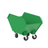 Steel Chip Truck, 17 cubic ft, 4-Wheel, 66"L x 36" W x 39" H, 2000 lb Capacity