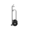Cylinder Hand Truck, Single, 9" Cylinder, Hand Brake, Aluminum, (2) Pneumatic Wheels, 600 lb. Capacity