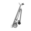 4-Wheel Drum Hand Truck, Aluminum, (2) Solid Rubber Wheels, (2) Rear Poly, 1000 lb. Capacity, Standard Chime Hook for Drums 4-Wheel Drum Hand Truck, Aluminum, (2) Solid Rubber Wheels, (2) Rear Poly, 1000 lb. Capacity, Standard Chime Hook for Drums