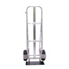 2-Wheel Commercial Hand Truck, Hand Brake, Fenders, Aluminum, (2) Pneumatic Wheels, 600 lb. Capacity