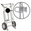 2-Wheel Drum Hand Truck, Aluminum, (2) Pneumatic Wheels, 1000 lb. Capacity, Chime Hook for Fiber Drums 2-Wheel Drum Hand Truck, Aluminum, (2) Pneumatic Wheels, 1000 lb. Capacity, Chime Hook for Fiber Drums