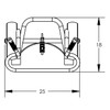 2-Wheel Drum Hand Truck, Aluminum, (2) Pneumatic Wheels, 1000 lb. Capacity, Chime Hook for Drums w/ Locking Cover