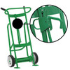 Steel 2-Wheel Drum Hand Truck, Steel, (2) Solid Rubber Wheels, 1000 lb. Capacity, Chime Hook for Drums w/ Locking Cover Steel 2-Wheel Drum Hand Truck, Steel, (2) Solid Rubber Wheels, 1000 lb. Capacity, Chime Hook for Drums w/ Locking Cover