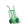 Steel 2-Wheel Pallet Hand Truck, Steel, (2) Pneumatic Wheels, 1000 lb. Capacity, Spring-Loaded Pallet Forks