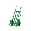 Steel 2-Wheel Pallet Hand Truck, Steel, (2) Pneumatic Wheels, 1000 lb. Capacity, Spring-Loaded Pallet Forks
