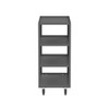 Valley Craft Steel 4-Shelf 12 Gauge Utility Cart, 48"L x 24" W x 56" H, 3600 lb. Capacity, (4) Non-Marking Phenolic Casters, Gray  Valley Craft Steel 4-Shelf 12 Gauge Utility Cart, 48"L x 24" W x 56" H, 3600 lb. Capacity, (4) Non-Marking Phenolic Casters, Gray