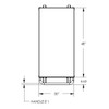 Valley Craft Steel 3-Shelf 12 Gauge Utility Cart, 48"L x 30" W x 36" H, 2000 lb. Capacity, (4) Non-Marking Poly Casters, Gray 