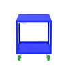 Valley Craft Steel 2-Shelf 12 Gauge Utility Cart, Flat Top, 48"L x 30" W x 36" H, 2000 lb. Capacity, (4) Non-Marking Poly Casters, Blue  Valley Craft Steel 2-Shelf 12 Gauge Utility Cart, Flat Top, 48"L x 30" W x 36" H, 2000 lb. Capacity, (4) Non-Marking Poly Casters, Blue