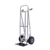 Valley Craft 2-Wheel Commercial Hand Truck, Curved Back, Aluminum, (2) Pneumatic Wheels, 600 lb. Capacity, used for Beverage/Keg/Cylinders 