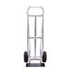 Valley Craft 2-Wheel Commercial Hand Truck, Curved Back, Aluminum, (2) Pneumatic Wheels, 600 lb. Capacity, used for Beverage/Keg/Cylinders 