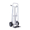 Valley Craft 2-Wheel Commercial Hand Truck, Curved Back, Aluminum, (2) Pneumatic Wheels, 600 lb. Capacity, used for Beverage/Keg/Cylinders 