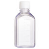 Media Bottles, 500 mL, Square, PETG, Bulk, Sterile, 12 per Tray, case/24
