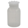 Lockable (Tamper Evident) Security Bottles, Wide Mouth LDPE, 125mL, case/10