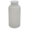 Lockable (Tamper Evident) Security Bottles, Wide Mouth LDPE,500mL, pack/5
