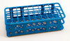 40-Place Test Tube Rack, Blue, 20mm, pack/5